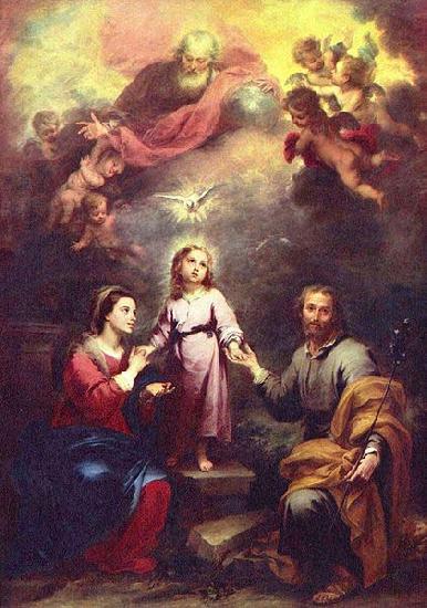 Bartolome Esteban Murillo Two Trinities